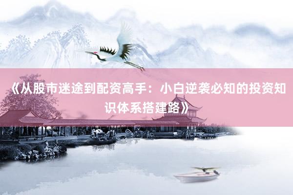 《从股市迷途到配资高手：小白逆袭必知的投资知识体系搭建路》